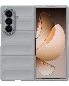 Mobigear Bumpy Samsung Galaxy Z Fold 8 Ultra Hoesje Flexibel TPU Backcover - Grijs