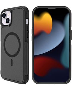 Mobigear Traveller iPhone 15 MagSafe Hoesje Hardcase Backcover Shockproof - Zwart