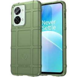Mobigear Rugged Shield OnePlus Nord 2T 5G Hoesje Flexibel TPU Backcover Shockproof - Groen