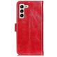 Mobigear Basic Samsung Galaxy S22 Hoesje Bookcase Portemonnee - Rood