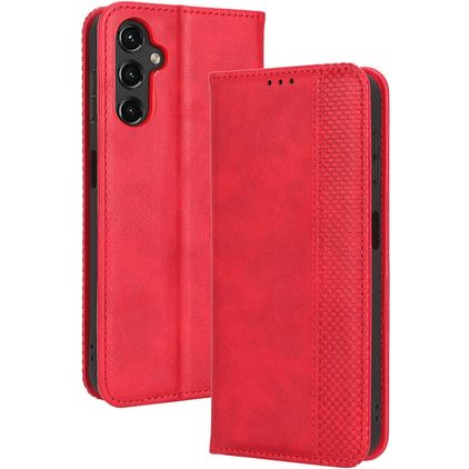 Mobigear Sensation Samsung Galaxy A14 Hoesje Bookcase Portemonnee - Rood