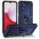 Mobigear Armor Ring Samsung Galaxy A14 Hoesje Hardcase Backcover Shockproof met Ringhouder - Blauw