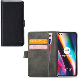 Mobilize Classic Gelly Wallet Motorola Moto G 5G Plus Hoesje Bookcase Portemonnee - Zwart