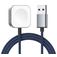 Mobigear USB-A Magnetic Oplader Apple Watch 1 Meter 3W 0.6A - Blauw