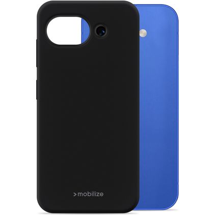 Mobilize Rubber Gelly Google Pixel 10a Hoesje Flexibel TPU Backcover - Zwart