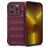 Mobigear Bumpy iPhone 14 Pro Hoesje Flexibel TPU Backcover - Bordeaux Rood