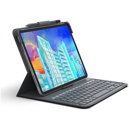 ZAGG Messenger Folio 2 iPad 11 (2025) Hoes QWERTY Bluetooth Toetsenbord Bookcase - Zwart