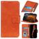 Mobigear Classy Motorola Moto E22 Hoesje Bookcase Portemonnee - Oranje