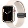 Mobigear Sport Mag Siliconen Apple Watch Bandje Magneetsluiting - 42/41/40/38 mm - Sterrenlicht