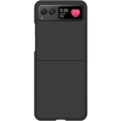 Mobigear Colors Motorola Razr 40 Hoesje Hardcase Backcover - Zwart