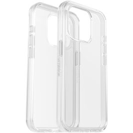OtterBox Symmetry Doorzichtig iPhone 15 Pro Hoesje Hardcase Backcover Shockproof - Transparant