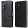 Mobigear Zipper Samsung Galaxy S23 Ultra Hoesje Bookcase Portemonnee - Zwart