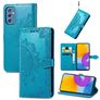 Mobigear Mandala Samsung Galaxy M52 Hoesje Bookcase Portemonnee - Blauw