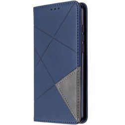 Mobigear Rhombus Slim Nokia 1.3 Hoesje Bookcase - Blauw