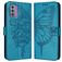 Mobigear Butterfly Nokia G42 Hoesje Bookcase Portemonnee - Blauw