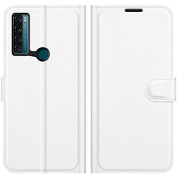 Mobigear Classic TCL 20 SE Hoesje Bookcase Portemonnee - Wit