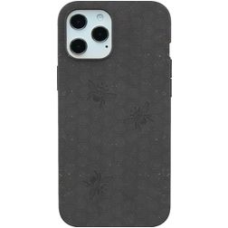 Pela Case iPhone 12 Pro Max Hoesje Eco Friendly Backcover Shockproof - Zwart