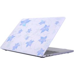 Mobigear Flowers MacBook Pro 15 Inch (2016-2019) Hoes Hardshell Laptopcover MacBook Case - Model 40 - Model A1707 / A1990