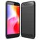 Mobigear Brushed Slim Xiaomi Redmi Go Hoesje Flexibel TPU Backcover - Zwart