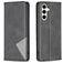Mobigear Rhombus Slim Samsung Galaxy S23 FE Hoesje Bookcase - Zwart