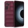 Mobigear Bumpy Xiaomi 12T Hoesje Flexibel TPU Backcover - Bordeaux Rood