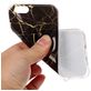 Mobigear Marble iPhone 6s Hoesje Flexibel TPU Backcover - Zwart