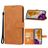 Mobigear Wallet Samsung Galaxy M15 Hoesje Bookcase Portemonnee - Bruin