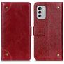 Mobigear Ranch Nokia G60 5G Hoesje Bookcase Portemonnee - Bordeaux Rood