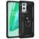Mobigear Armor Ring OnePlus 9 Pro Hoesje Hardcase Backcover Shockproof met Ringhouder - Zwart
