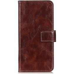 Mobigear Basic Realme X50 Pro Hoesje Bookcase Portemonnee - Bruin