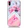 Mobigear Marble Doorzichtig iPhone XS Max Hoesje Flexibel TPU Backcover - Bloemen