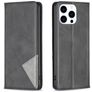 Mobigear Rhombus Slim iPhone 15 Plus Hoesje Bookcase - Zwart