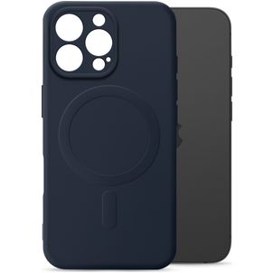 My Style Protective Flex iPhone 16 Pro MagSafe Hoesje Flexibel TPU Backcover - Marineblauw
