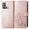 Mobigear Clover POCO X3 GT Hoesje Bookcase Portemonnee - Roségoud