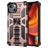 Mobigear Armor Stand iPhone 13 Pro Max Hoesje Hardcase Backcover Shockproof met Standaard - Roségoud