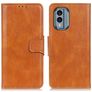 Mobigear Classy Nokia X30 Hoesje Bookcase Portemonnee - Cognac