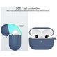 Mobigear Classic Apple AirPods 3 Hoesje Flexibel Siliconen - Blauw