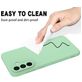 Mobigear Rubber Touch Samsung Galaxy A56 Siliconen Hoesje Backcover - Groen