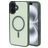 Mobiparts Hardcover iPhone 16 Plus MagSafe Hoesje Hardcase Backcover - Satin Green