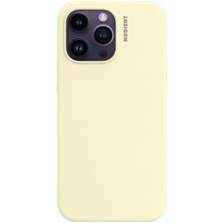 Nudient Base iPhone 14 Plus Siliconen Hoesje Backcover - Pale Yellow