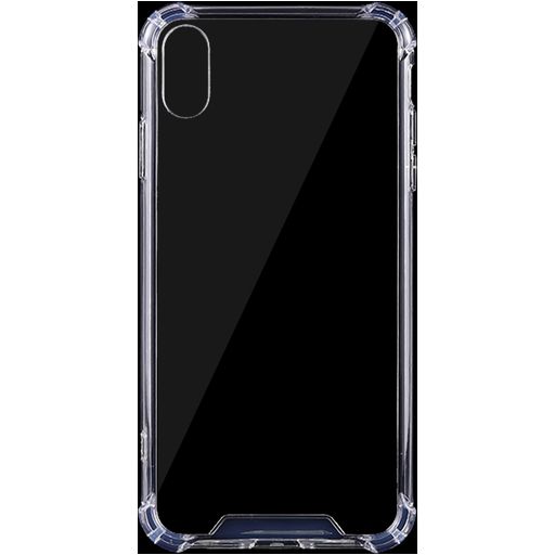 Mobigear Cushion Doorzichtig iPhone XS Hoesje Flexibel TPU Backcover Shockproof - Transparant