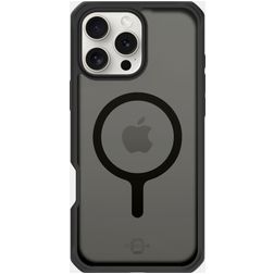 ITSKINS Level 2 HybridMagFrost R iPhone 16 Pro MagSafe Hoesje Hardcase Backcover Shockproof - Zwart