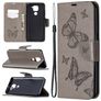 Mobigear Butterfly Xiaomi Redmi Note 9 Hoesje Bookcase Portemonnee - Grijs