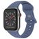 Mobigear Sport Dual Siliconen Apple Watch Bandje Druksluiting - 49/46/45/44 mm - Marineblauw