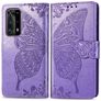 Mobigear Butterfly Huawei P40 Pro Hoesje Bookcase Portemonnee - Paars