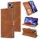 Mobigear Wallet iPhone 14 Hoesje Bookcase Portemonnee - Bruin