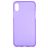 Mobigear Colors iPhone XS Max Hoesje Flexibel TPU Backcover - Paars