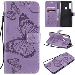 Mobigear Butterfly Huawei P Smart Z Hoesje Bookcase Portemonnee - Paars