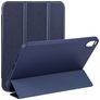 Mobigear Tri-Fold Gel iPad Mini 6 (2021) Hoes TPU,Kunstleer Bookcase - Donkerblauw