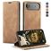 CaseMe 013 iPhone Air Hoesje Bookcase Portemonnee - Bruin